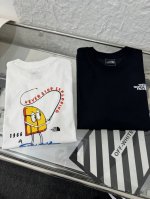 the North Face 北面 25Ss Tnf卡通印花情侣短袖T恤 小红书热门爆款，明星网红同款穿搭，男女日常通勤穿搭必备单品！ 高品质260克高克重双纱