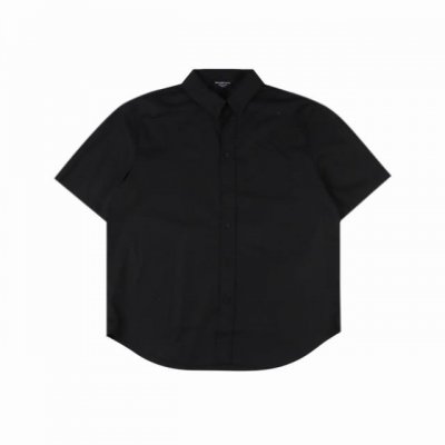 balenciaga 巴黎世家 24Ss 模糊可乐印花短袖衬衫 面料采用高支高密60支府绸梭织面料 预先烧毛缩水处理 手感舒适上身亲肤 原版扫描花型做稿 手工绘