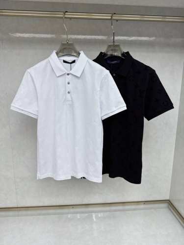 lv 2025Ss夏季新款 Logo男士翻领Polo衫！经典商务男款，高端男装的天花板级别的商务男款！简约时尚大气不失优雅，单穿内搭体面过人，品质控 细节控的闭