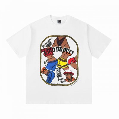 Vt2503 复古美式短袖T 颜色：白色 码数:S-Xl 复古 Experience Unlimited乐队T 恤 Experience Unlimited 是