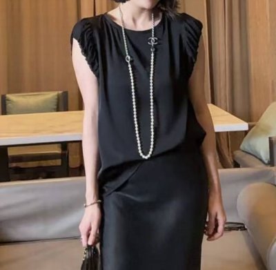 跑量款小上衣、真丝双桥后背拼接定位蕾丝、小性感 黑色、咖色 S Xxl