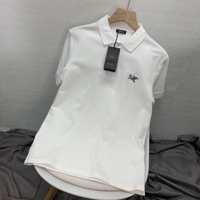 高品质盒装 主推 纯色polo衫的天花板 爆款 始祖鸟新款Logo男款商务休闲经典翻领polo衫T恤！ 独家配色独家面料 断货王 限定礼盒装 退回请带盒 不要影
