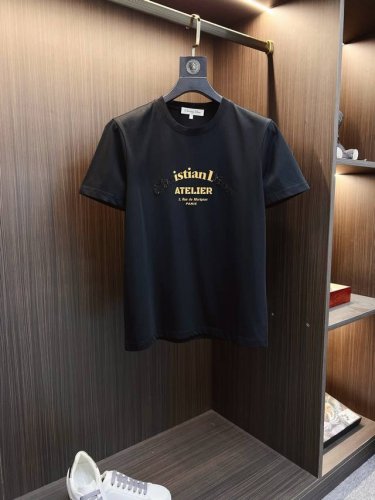 Dior 迪奥 2025Ss春夏高品质丝光棉短袖T恤 M-6Xl可穿至230斤 顶级原单品质 当下最新工艺要求 顶级订单要求车线做工 超级好搭配 顶级定制 搭配
