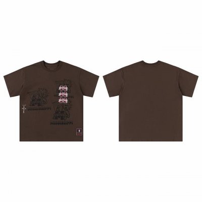 t8829 顶级品质 Travis Scott X Mitchell X Ness Mississippi State Bulldogs Seal 短袖 做工精