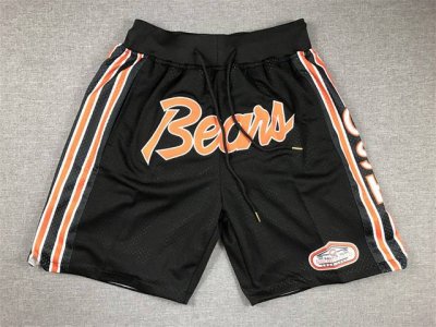款号K138 顶级刺绣版本 Nfl熊队口袋裤篮球短裤 Just Don Nba 球队球裤系列单品 -定制优质网眼布面料，Dri-Fit 技术导湿速干， 防静电处