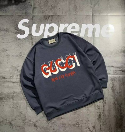 上新 Gucci运动春季圆领卫衣 面料采用 健康布300G质地 面料舒适 手感柔顺 定色定染螺纹 品质一流 印花采用进口直喷白墨印花高温工艺 不褪色不开裂 品质