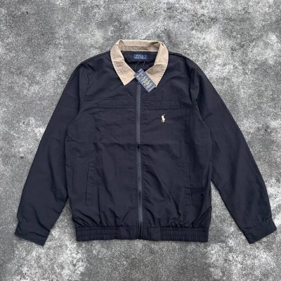 款号336金属防晒服 尼龙内置网格 Ralph Lauren拉夫劳伦夹克刺绣小马金属防晒服老钱风老干部风哈林顿外套 正确版本 顶级防晒服复刻 这个硬度刚刚好不是