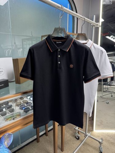 Z家 2025Ss夏季新款 Logo男士翻领Polo衫！经典商务男款，高端男装的天花板级别的商务男款！简约时尚大气不失优雅，单穿内搭体面过人，品质控 细节控的闭
