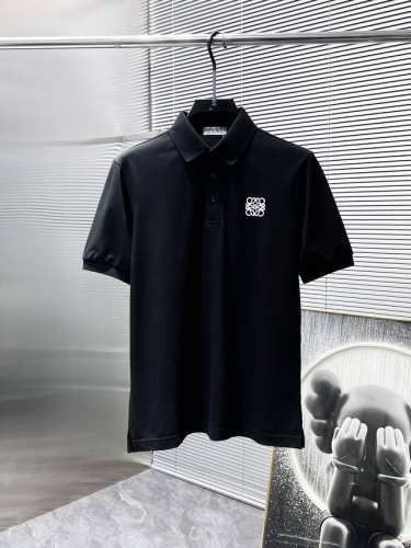罗意威 Loewe 2025Ss夏季新款 翻领短袖T恤 polo衫，高端版本！专柜定制面料 透气舒适度高，细节无可挑剔，品牌元素设计理念，体现高品质。手感细腻柔