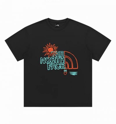 the North Face 北面24Ss官网新款夏日清凉圆领短袖半袖T恤 面料采用260克纯棉双纱食毛面料 双线二本针压线 久洗不变形 原版定制三标 高端进口