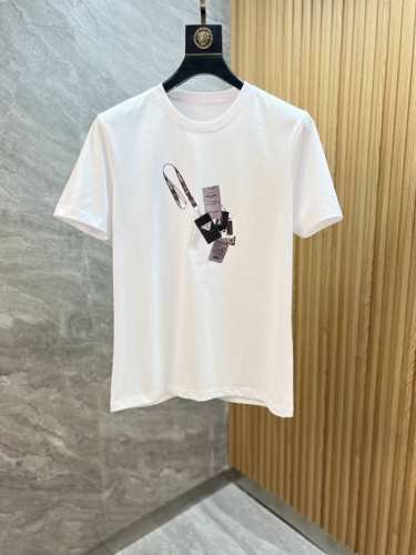 p200Prada/普拉达 2025年春夏新品上新 三标齐全 丝光棉圆领短袖T恤 好货不用过多介绍 看细节 专柜码数：M-6Xl 175/140建议Xl