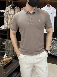 主推 Dior 2025Ss蛇年新款迪奥翻领精品短袖T恤 官网同步 高端品质三D印花款 定制顶级丝光棉面料 顶级大厂1:1制作 时尚大牌重工艺Logo设计 手感