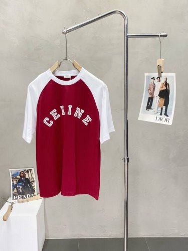 Celine赛琳独家专供新款原单男士休闲短袖 高端定制 高端版本 时尚百搭爆款进口面料 手感超柔软细腻 穿着亲肤舒适 高端精品 代工厂p精细做工 上身非常赞 男