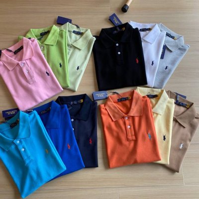 细节图 品质polopolo Ralph Lauren 拉夫劳伦十二色专柜同款通勤商务休闲纯色小纯棉Logo刺绣短袖 上衣polo衫 夏季不二色选择，色卡短袖，