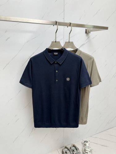 Zeg 2025春夏新款男士短袖针织polo衫，众多明星都爱穿的时尚百搭单品！胸前Logo皮革超级好看,喜欢经典简约的朋友,一定不能错过了这款！沉稳大气的品牌风