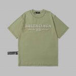 上新 高品质9172 新款来袭！！Balenciaga 短袖 水洗面料过后高克重 320 克 贴布刺绣，非常有个性和特色的设计 高级的 整体衣服轻微做旧 版型也
