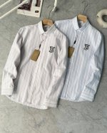 Bubrerry 巴宝莉多彩条纹丝光衬衫！正品贸易公司订单！保真！120支顶级色织条纹面料！质感细腻舒适！上身效果超赞！ 上海专柜在售 吊牌齐全！送人自留倍有面