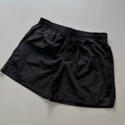 oakley欧克利 户外机能刺绣款战术裤短裤情侣款 Color: 黑色 Size: M-Xl M 腰围86 臀围116 裤长45 Cm L 腰围 臀围120 裤