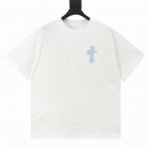 Chrome Hearts 克罗心 满皮标短袖T恤 采用直喷进口机器印花 五金辅料均开磨定制 正确配置 黑色2025克罗心正品包装 280克定制定染双纱棉 版型