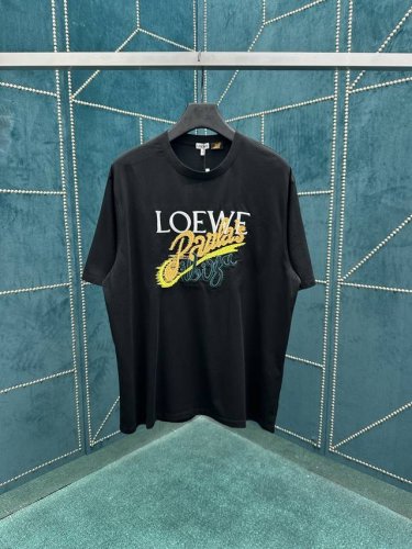 罗意威 25Ss新款轻盈棉质 T 恤，正面饰有 Loewe Paula’S Ibiza 刺绣。 码数：S.M.L.Xl.