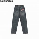 958# 尺码28-32 Balenciaga巴黎世家 2025早春新品顶级男士时尚牛仔裤 ！品相到位做工精细程度堪称一流，所向披靡挑战业界新高度 经典水洗色泽