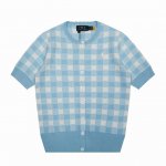 顶级品质 款号：Ds115# 全年不下架 拉夫劳伦Ralph Lauren格子提花基础小马刺绣Logo针织开衫短袖 拉夫劳伦Ralph Lauren四季百搭女神