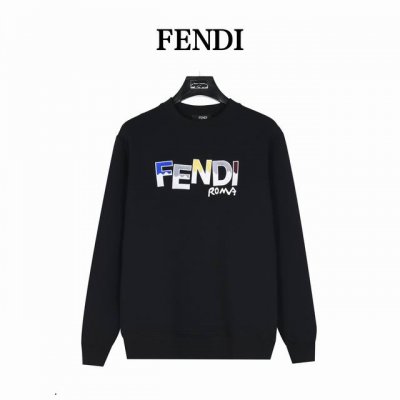 fendi 芬迪趣味动漫字母圆领卫衣 男女同款全新美学灵感趣味设计,渠道性质精品。让整体造型设计更加优雅时尚，今夏最火系列，无数明星潮人追捧。裁剪工艺细节处理工