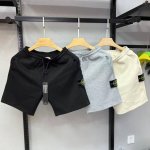 款号306 320G纯棉复合布 石头岛纯棉复合布基础款短裤 颜色：黑色，灰色，米色 尺码：S-Xl