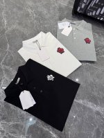 Moncler 25Ss夏季经典polo衫！订制丝光珠地棉面料打造，胸口经典小帽子绣花点缀.纯色干净搭配.简约大方时尚！ 颜色：白色.黑色. 码数：M-4Xl