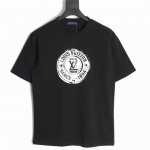 louis Vuitton 路易威登 Lv 25Ss 做旧圆圈短袖T恤 面料采用定制240G 26支特滑双股精棉平纹高密无尘全棉布料。前幅高密度加厚，走线平整，