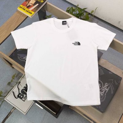 上新 款号 Tx243 2025新款The North Face北面Tnf经纬度图案Logo字母印花休闲情侣短袖T恤 轻奢高级 上身效果 绝绝子 采用250克纯