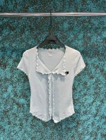 【Qx.】P180 miumi·25春季新品小方领减龄款背心