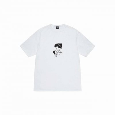 1134款斯图西Stussy高品质短袖，260克双纱面料，现货可报，宽松版型，最大穿到220斤都行，码数Mlxlxxl，颜色：黑色，白色，灰色，藏青色