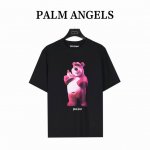 palmangels 棕榈天使 莫代尔熊短袖T恤 男女同款全新美学灵感趣味设计,渠道性质精品。让整体造型设计更加优雅时尚，今夏最火系列，无数明星潮人追捧。裁剪工