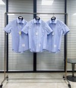 衬衫 细织带内扣府绸短袖衬衫 新季！！！！独家内里细织带 高端纯棉府绸面料，区别市场的确良材质，贴身吸汗透气 透气性极具，散热性能非常优越 Size：1 2 3