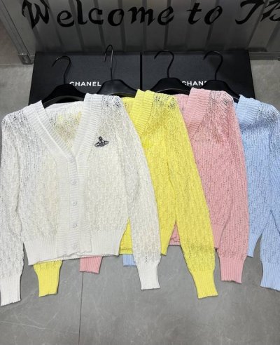新品上线 款号: 7# #土星花瓣开衫实拍图