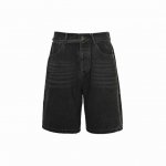 acne Studios 25Ss 腰带牛仔短裤 官网 0,溢价款选用黑色水洗工艺原粗胚丹宁面料制作,五口袋结构,纽扣门襟, 男女同款 Size:Xs-L
