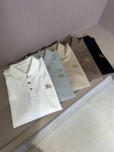 bbr家25Ss春夏新款起脚色织Polo 原版定制 进口纱线色染 袖口条纹设计，胸前刺绣最新战马Logo 时尚经典百搭 5色款 颜色：黑色，亚麻棕，卡其色，灰色