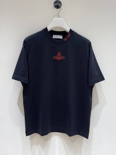 新品 西太后原单纯棉短袖T恤，贸易公司渠道货，100%真品！新锐设计师潮牌，25年早秋新品，Ins及小红书时尚博主各种穿搭示范款！！ 客供埃及进口顶级面料，独特