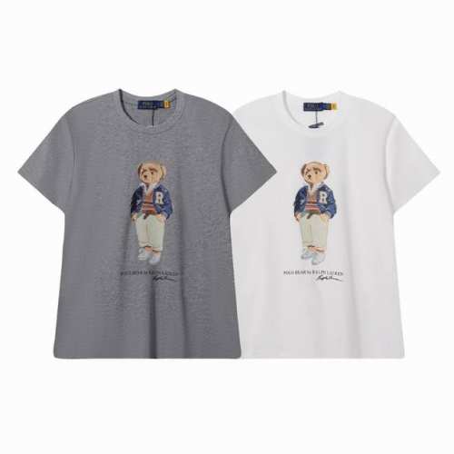 顶级品质 拉夫劳伦Ralph Lauren新款小熊印花短袖 圆领的设计 修饰脖颈线条和脸型 增加日常中的精致感 整体给出一种慵懒休闲风 完全不挑场合不挑人 时尚