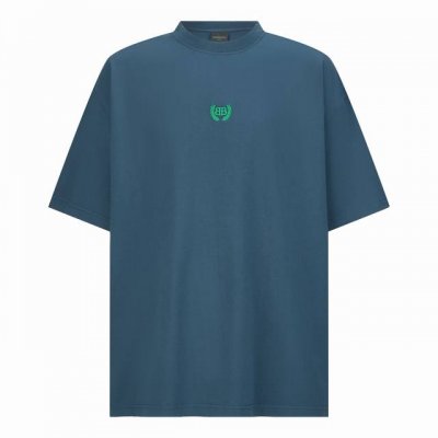 Blcg 巴黎双B麦穗刺绣短袖 面料：采用21支双纱精梳棉，面料定制1：1原版同色。面料成衣洗水后克重约300克，螺纹搭配1*1同缸十字螺纹。 工艺：刺绣采用3