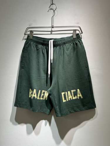 balencia*巴黎*家2025春夏新款男女同款休闲抽绳短裤，男女同款运动休闲短裤五分裤！贸易公司渠道稀出，同步官网发售！春夏系列情侣短裤上线，此款短裤甄选客