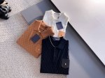 路易威登 2025 新品短袖polo，帅气时尚，顶级定位顶织字母Logo，简约百搭款。面料针织 不仅挺括，保持潮流的廓形，又穿着舒适，纱织更细腻，码数M-3Xl