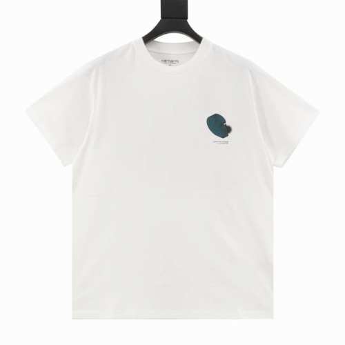 Carhartt Wip 卡哈特夏季新品立体Logo印花短袖T恤 杨祐宁明星同款 宽松休闲版型 男女均可上身 以卡哈特立体的Logo印花打造了整体的设计 胸前卡
