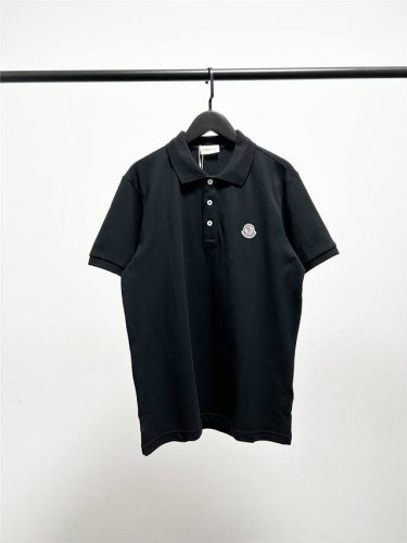 蒙口羊毛小标男款polo衫，品质好货！Moncler 蒙口男装官网新款经典 男士polo衫春季商务休闲纯色领子重磅纯棉T恤 短袖polo衫 高端高品系列 商场热