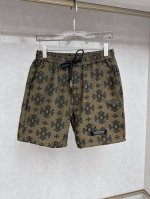 克罗心 2025夏季新款男士休闲短裤，高级定制面料透气面料 透气弹力舒适度极高，细节无可挑剔，顶级辅料配备，原版Logo设计理念，手感细腻柔软！上身版型超赞！尺