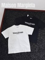 Maison Margiela马吉拉 X Tommy Cash联名款刺绣Logo短袖T恤 重磅精梳280G纯棉双纱面料 百灵达万针刺绣工艺 刺绣饱满立体 螺纹定