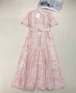 4Ior* 2025新款连衣裙 印花面料 轻奢感十足 搭配本布腰带 单色Sml