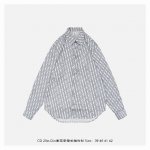 dior 迪奥 25Ss Dio老花字母长袖衬衫 定制涤纶臻选华韵衬衫料 柔滑细腻 舒适贴肤 数码印花技术 采用数字化图案设计 通过喷墨打印机将图案直接印制在织