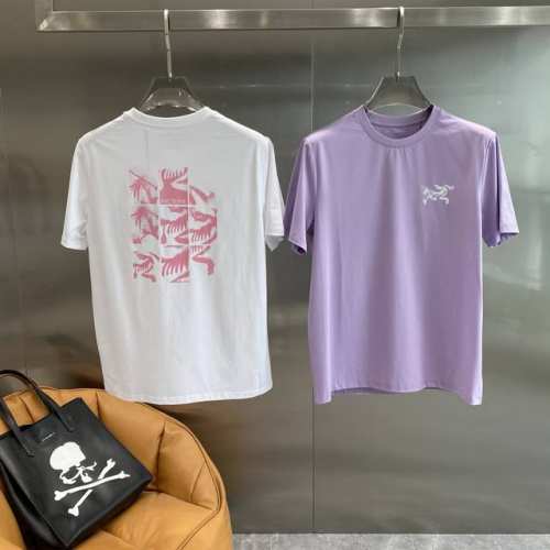 鸟家 始祖鸟短袖 简约干净，背面那独特的粉色图案设计，个性又吸睛 面料舒适透气，亲肤感十足，M-3Xl 隔天